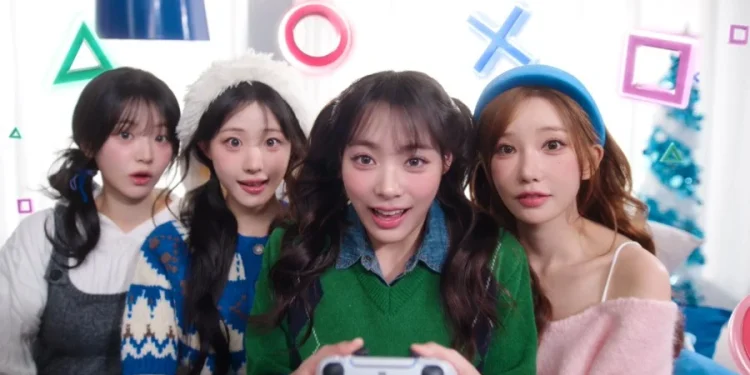 سونی با گروه کرهای QWER برای ساخت موزیکویدئو PS5 همکاری کرد