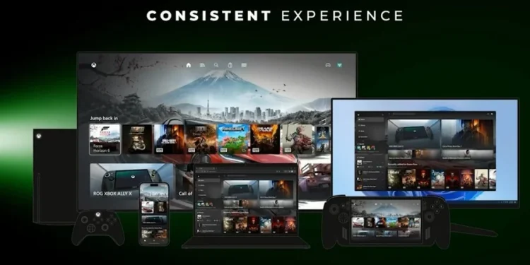 یک تصویر مفهومی از تغییرات احتمالی داشبورد Xbox در راه است