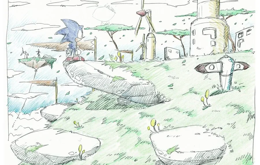 سگا تصاویر مفهومی اولیه Sonic Adventure را منتشر کرد