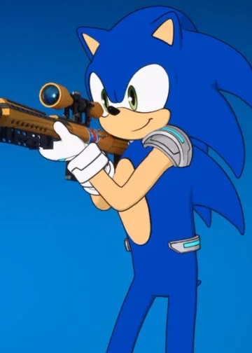 Sonic در Fortnite یک اندروید است